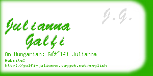 julianna galfi business card